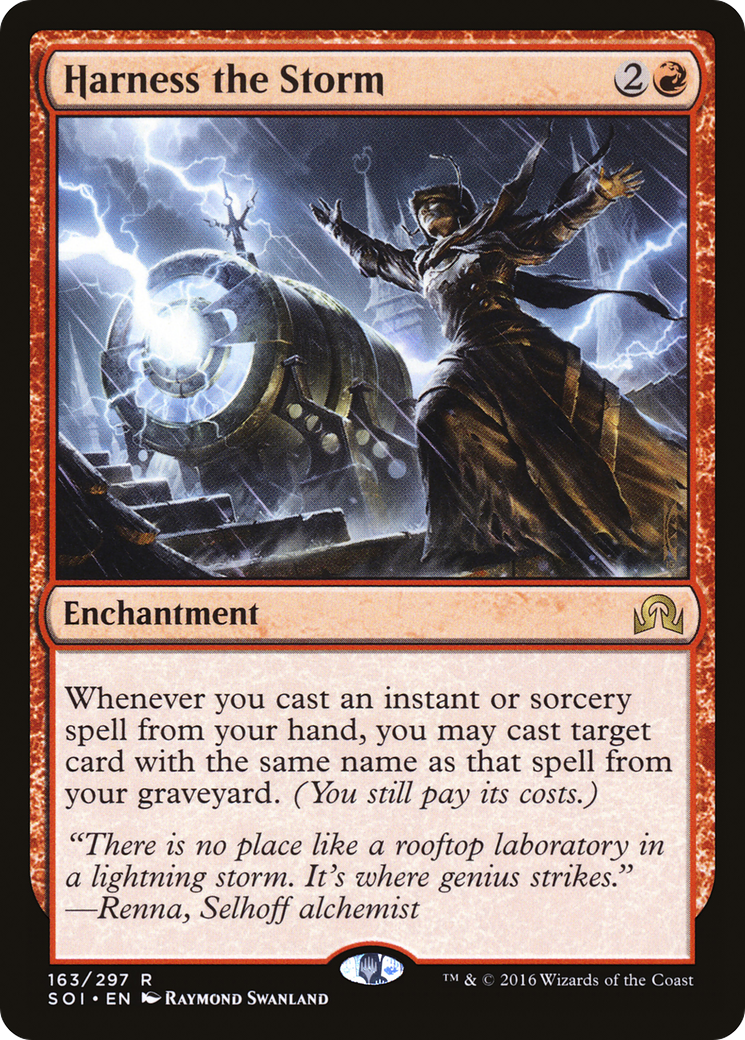 Harness the Storm (SOI-163) [Shadows over Innistrad] Foil MTG Single Wizards of the Coast