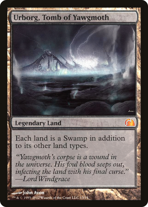 Urborg, Tomb of Yawgmoth (V12-013) [Misc] From the Vault: Realms Foil MTG Single Wizards of the Coast