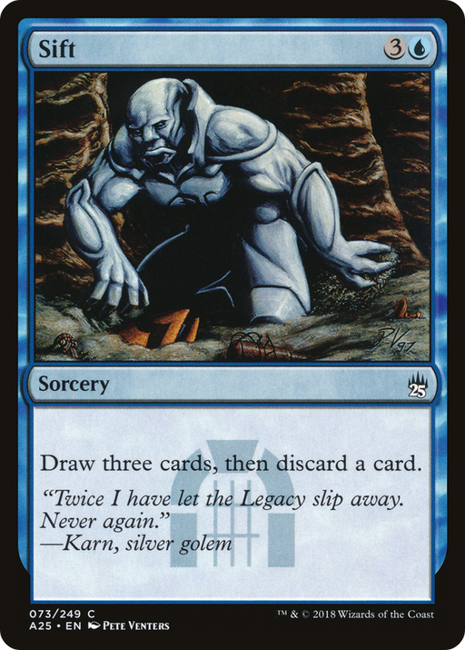 Sift (A25-073) [Masters 25] Foil MTG Single Wizards of the Coast