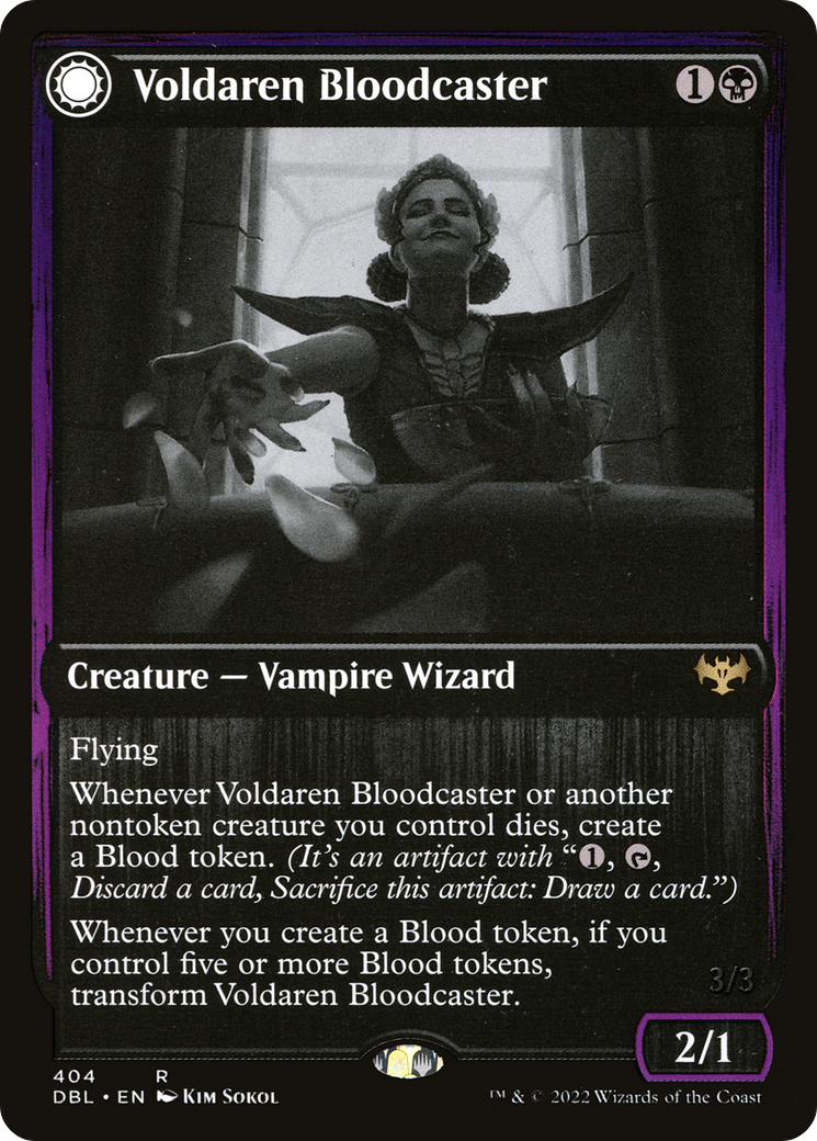 Voldaren Bloodcaster (DBL-404) [Innistrad: Double Feature] MTG Single Wizards of the Coast