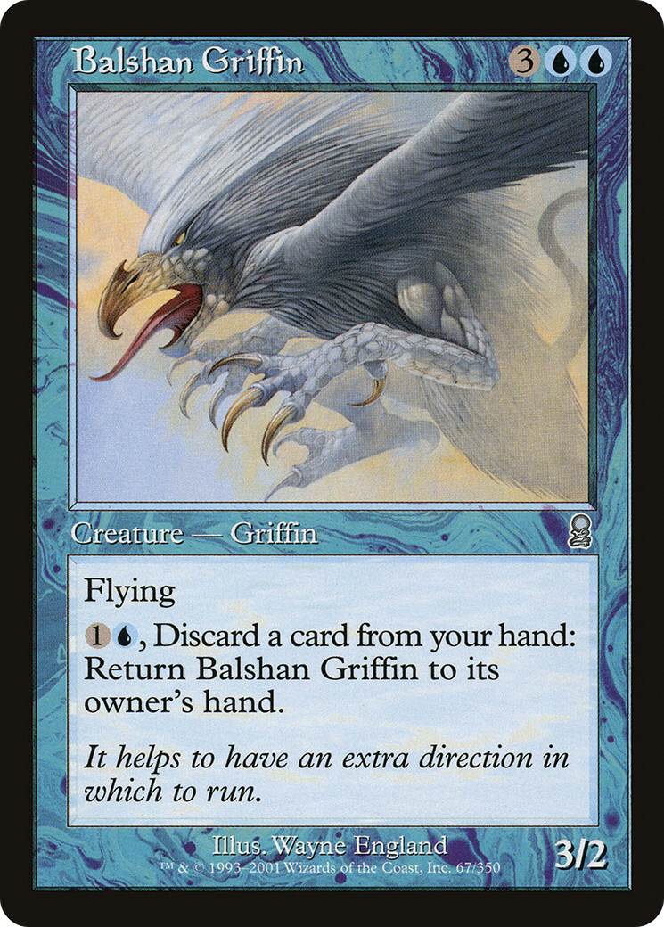 Balshan Griffin (ODY-067) [Odyssey] Foil MTG Single Wizards of the Coast