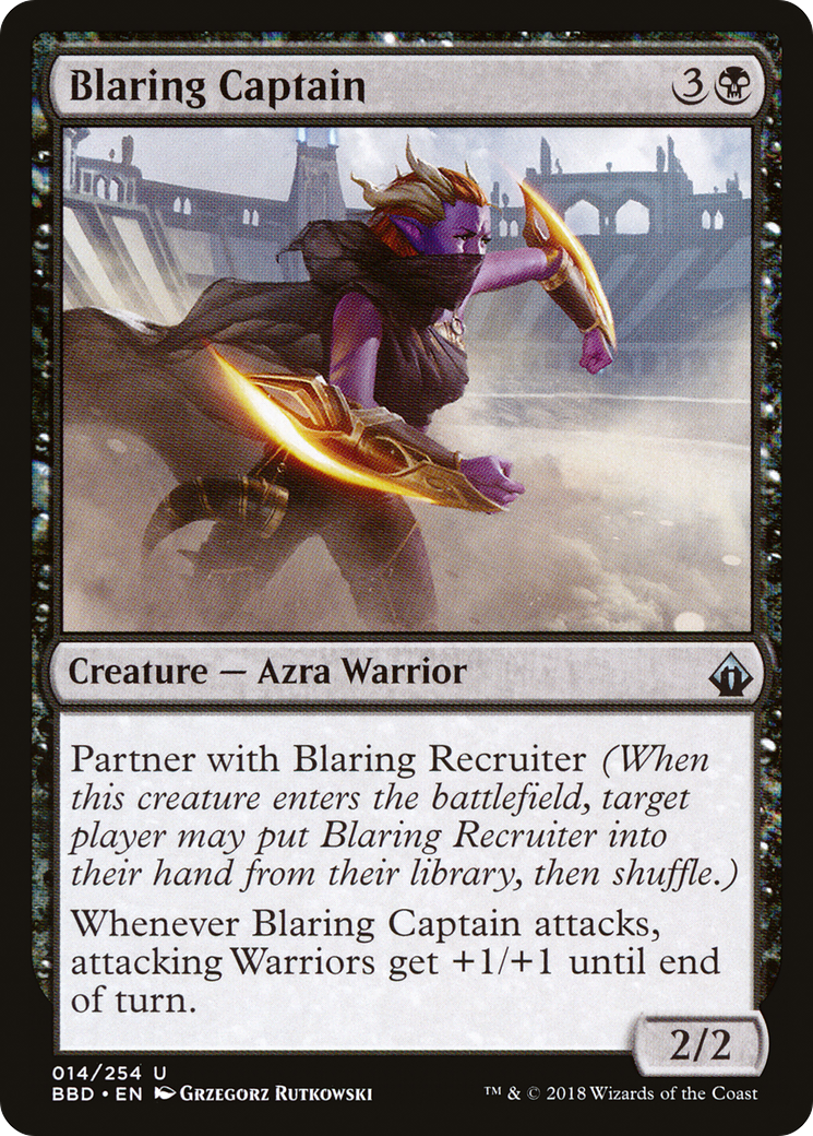 Blaring Captain (BBD-014) [Battlebond] MTG Single Wizards of the Coast