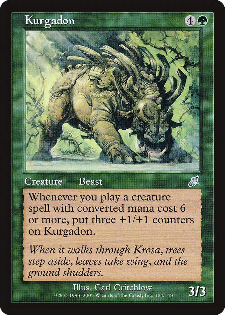 Kurgadon (SCG-124) [Scourge] MTG Single Wizards of the Coast