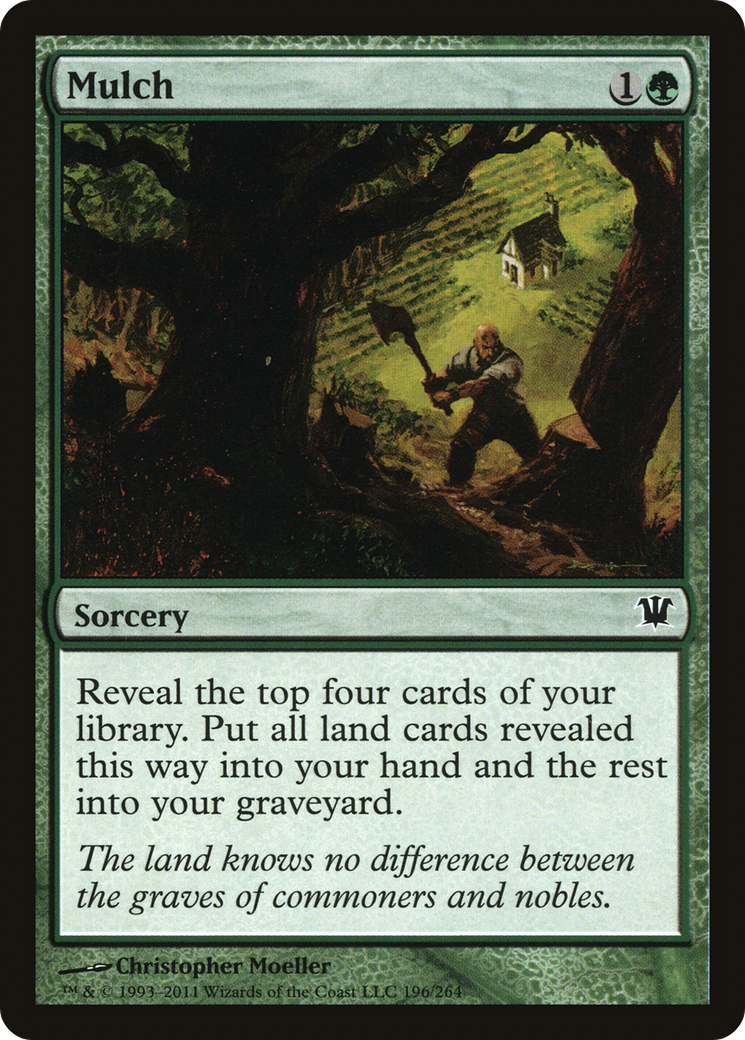 Mulch (ISD-196) [Innistrad] Foil MTG Single Wizards of the Coast