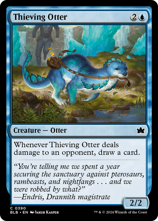 Thieving Otter (BLB-390) [Bloomburrow] MTG Single Wizards of the Coast