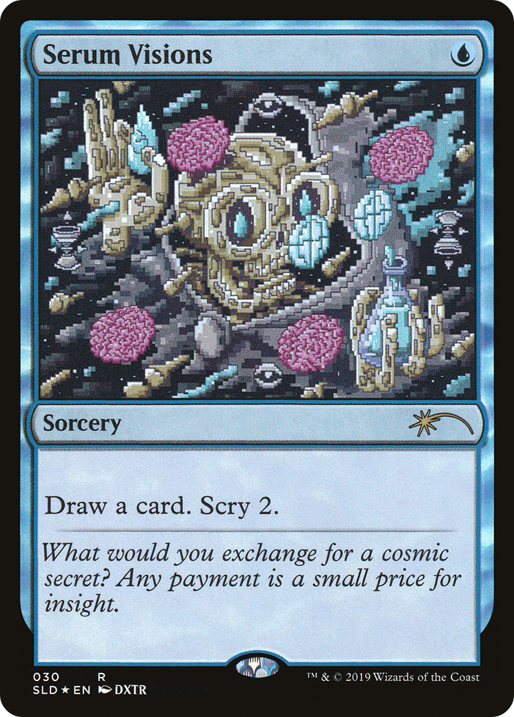 Serum Visions (SLD-030) [Secret Lair] Drop Foil MTG Single Wizards of the Coast