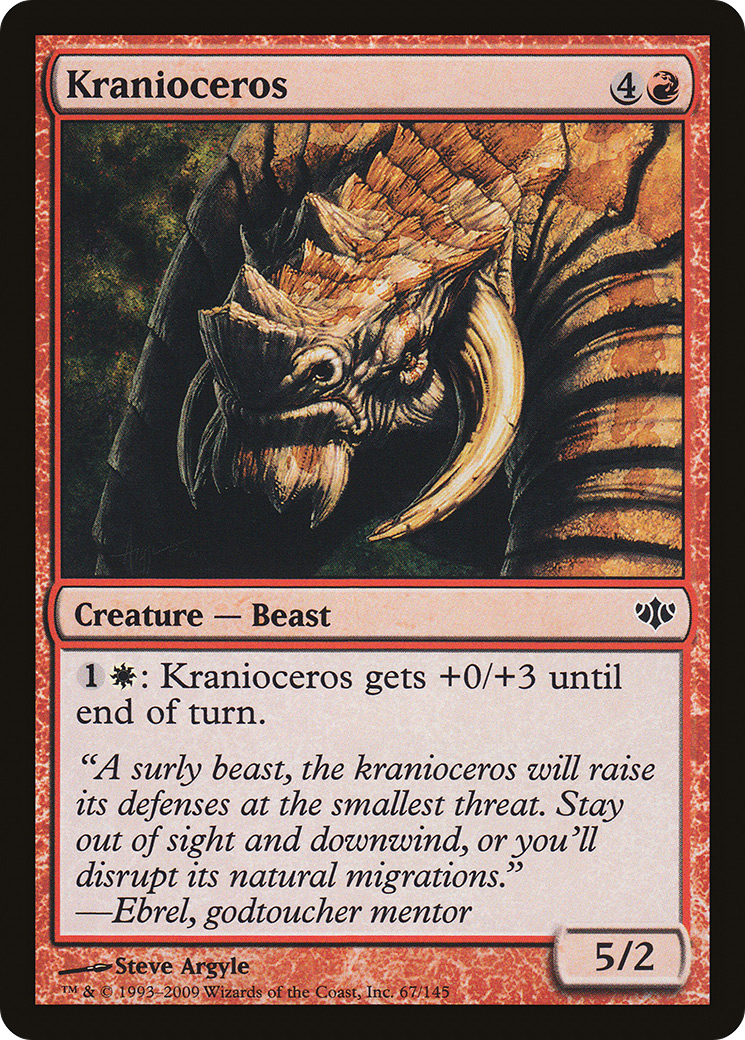 Kranioceros (CON-067) [Conflux] Foil MTG Single Wizards of the Coast