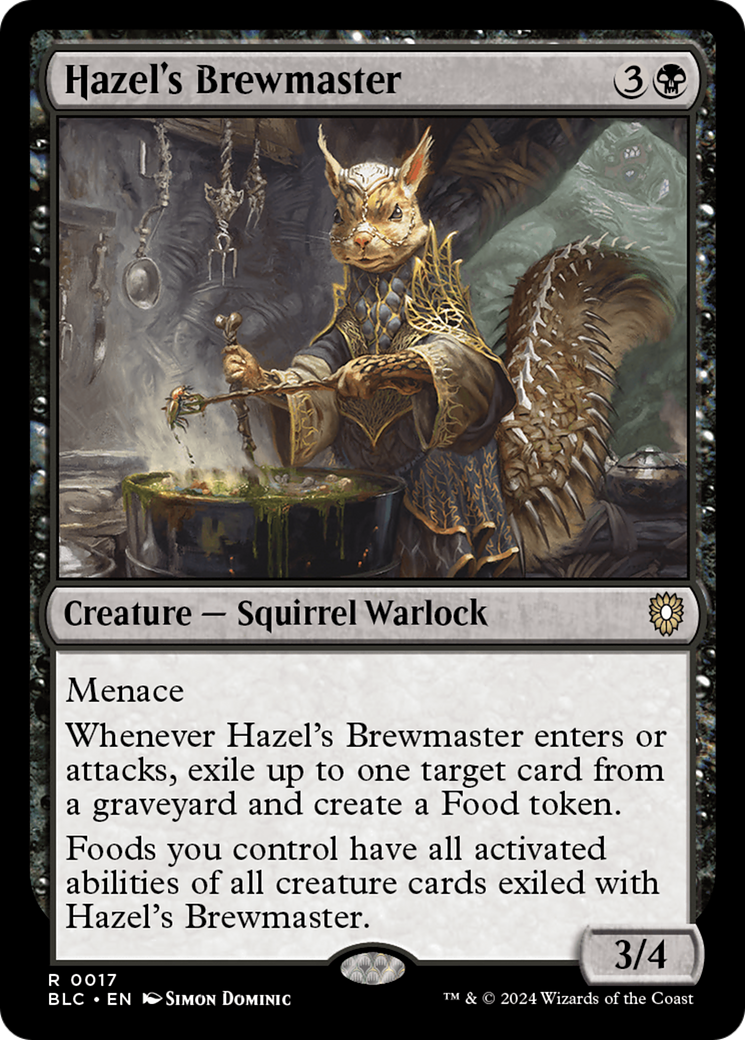 Hazel's Brewmaster (BLC-017) [Bloomburrow Commander] MTG Single Wizards of the Coast