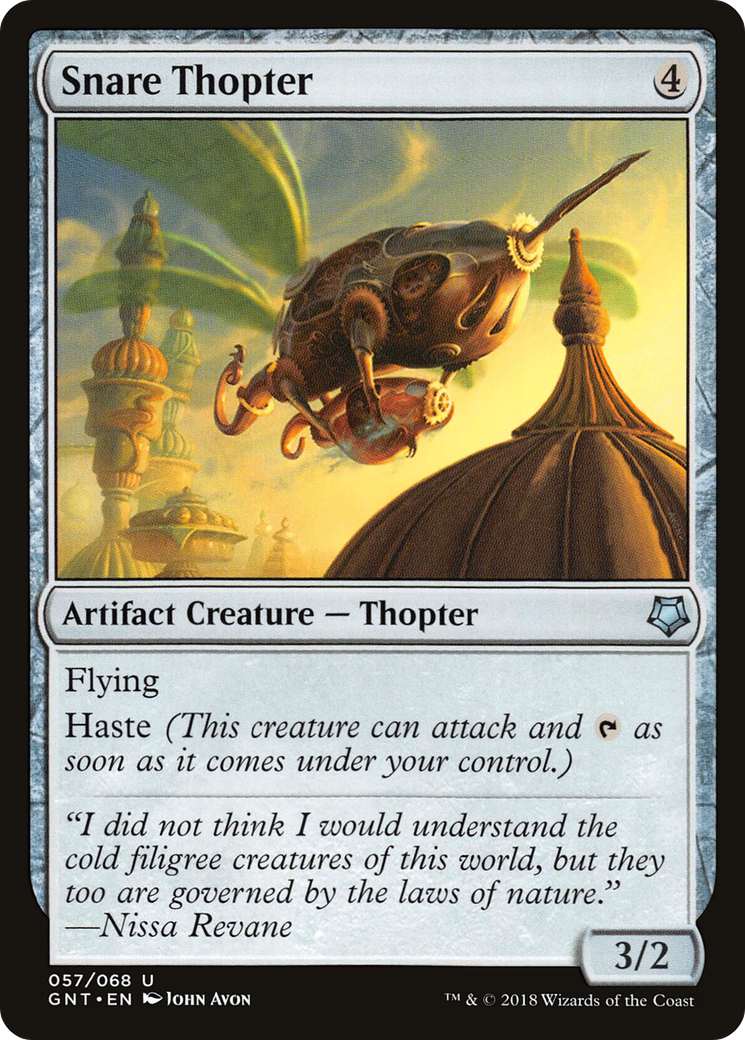 Snare Thopter (GNT-057) [Misc] Game Night MTG Single Wizards of the Coast