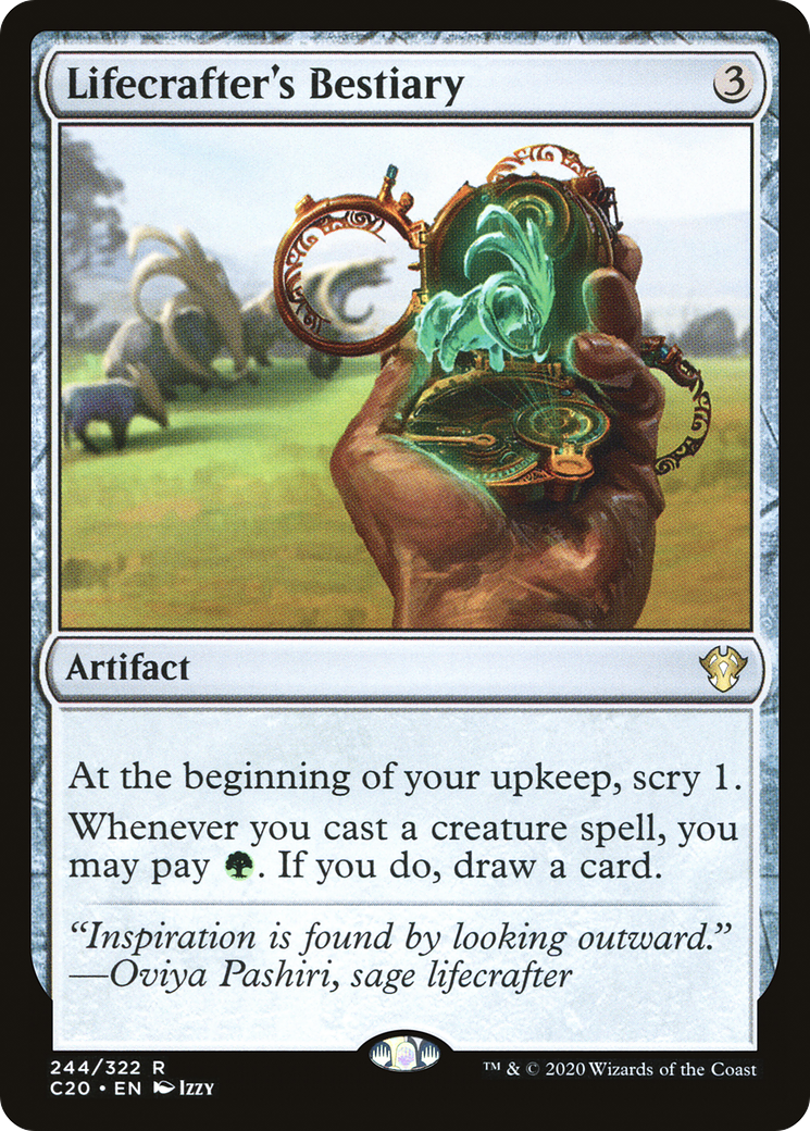 Lifecrafter's Bestiary (C20-244) [Commander 2020] MTG Single Wizards of the Coast