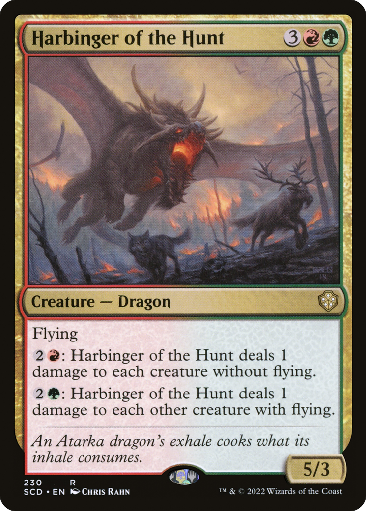 Harbinger of the Hunt (SCD-230) [Starter Commander Decks] MTG Single Wizards of the Coast