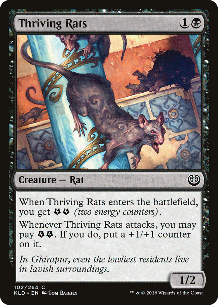 Thriving Rats (KLD-102) [Kaladesh] MTG Single Wizards of the Coast