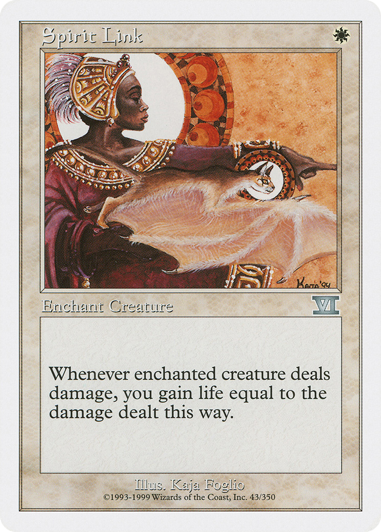 Spirit Link (6ED-043) [Classic Sixth Edition] MTG Single Wizards of the Coast