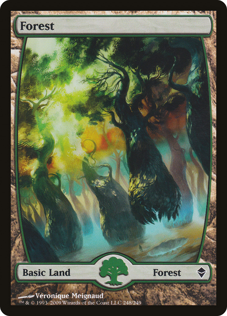 Forest (248) - Full Art (ZEN-248) [Zendikar] MTG Single Wizards of the Coast