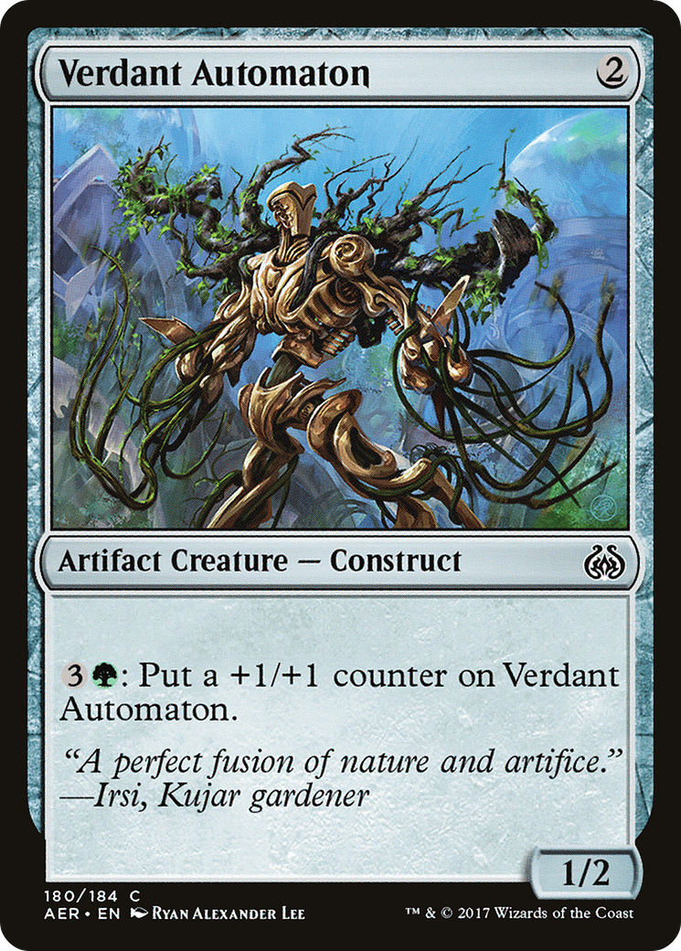 Verdant Automaton (AER-180) [Aether Revolt] MTG Single Wizards of the Coast