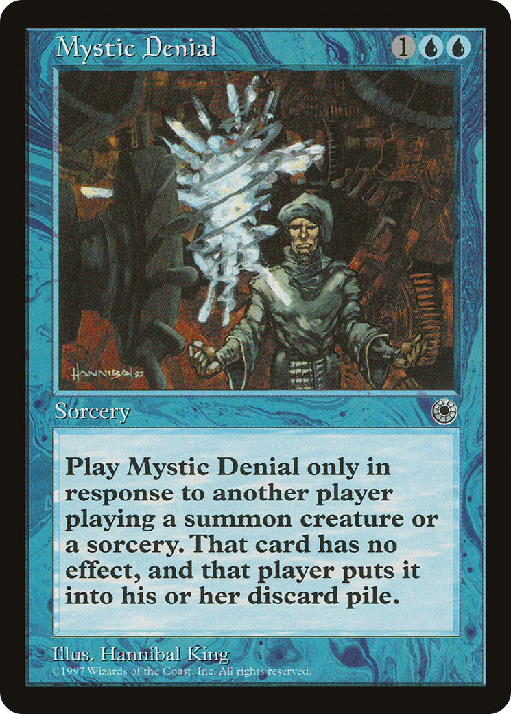 Mystic Denial (POR-061) [Misc] Portal MTG Single Wizards of the Coast