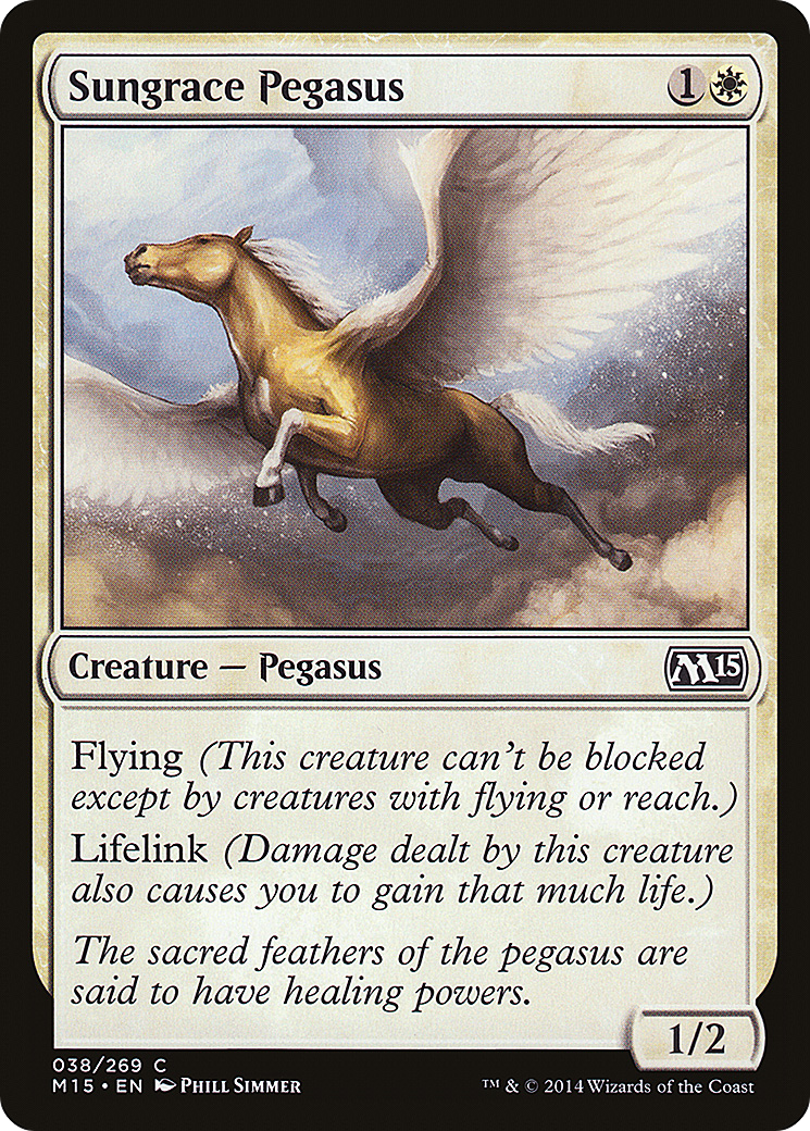 Sungrace Pegasus (M15-038) [Magic 2015] MTG Single Wizards of the Coast