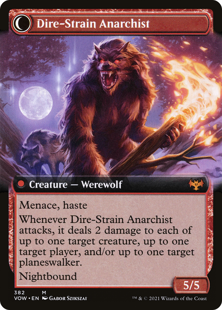 Volatile Arsonist (VOW-382) [Innistrad: Crimson Vow] (Extended Art) MTG Single Wizards of the Coast