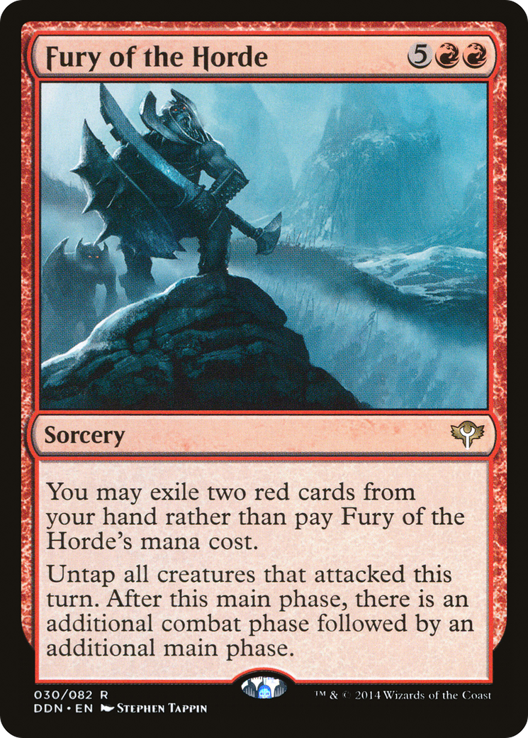 Fury of the Horde [Duel Decks: Speed vs. Cunning] MTG Single Magic: The Gathering