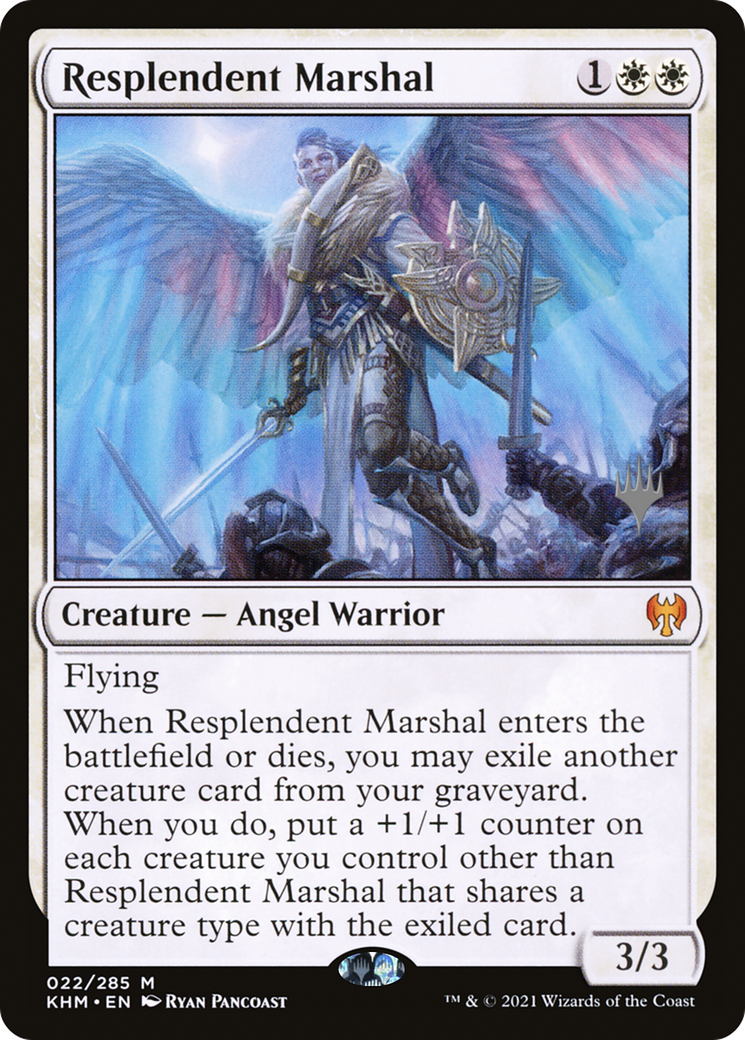 Resplendent Marshal (PPKHM-022) [Kaldheim Promos] Foil MTG Single Wizards of the Coast