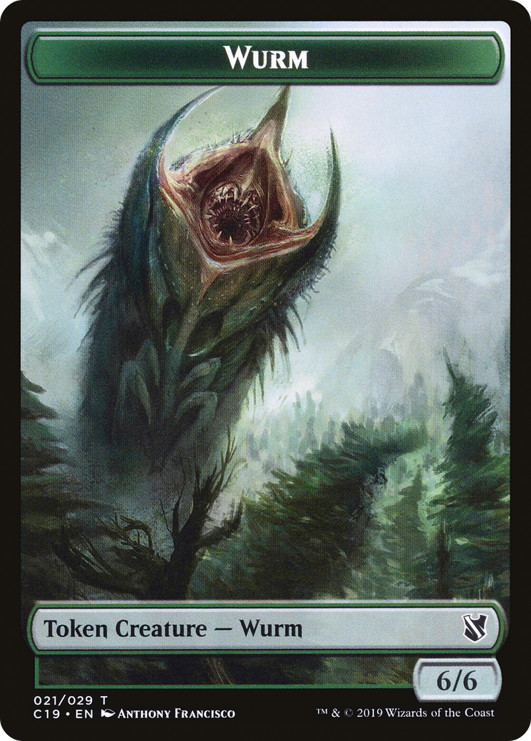 Wurm (TC19-021) [Tokens] Commander 2019 Tokens MTG Single Wizards of the Coast