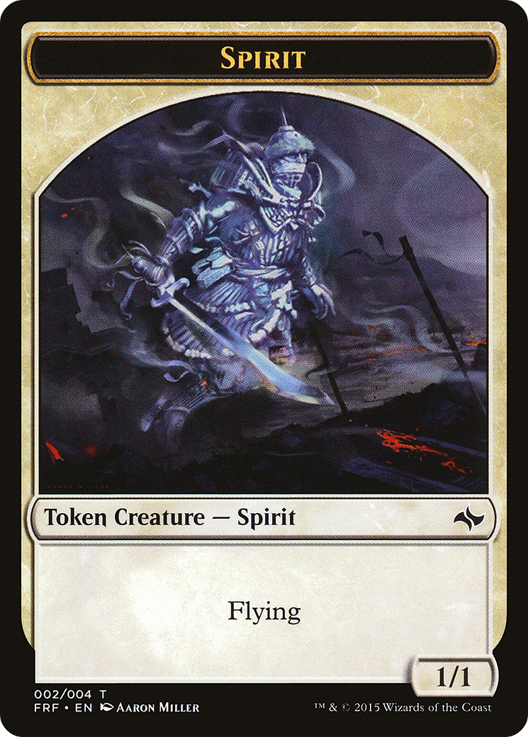 Spirit (FRF-002) [Tokens] Fate Reforged Tokens MTG Single Wizards of the Coast