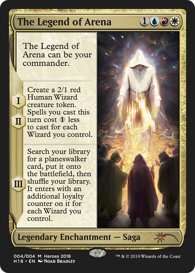 The Legend of Arena (HTR18-04†) [Misc] 2018 Heroes of the Realm MTG Single Wizards of the Coast