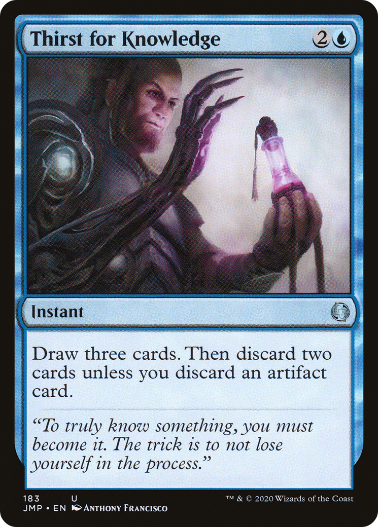Thirst for Knowledge (JMP-183) [Jumpstart] MTG Single Wizards of the Coast