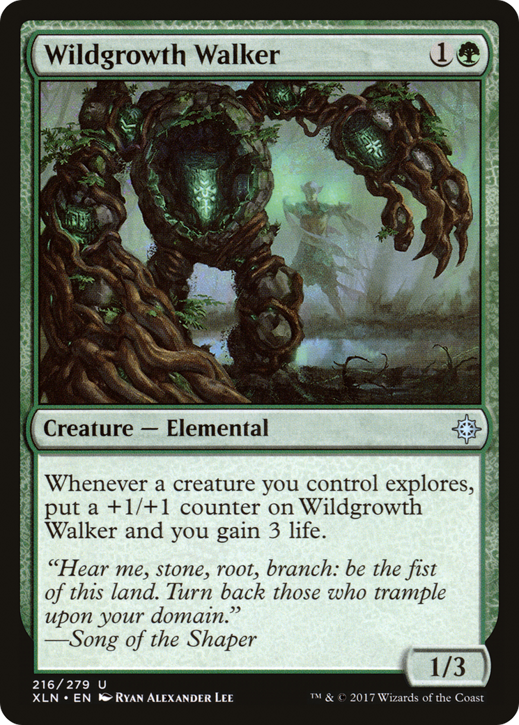 Wildgrowth Walker (XLN-216) [Ixalan] Foil MTG Single Wizards of the Coast