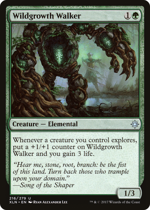 Wildgrowth Walker (XLN-216) [Ixalan] Foil MTG Single Wizards of the Coast