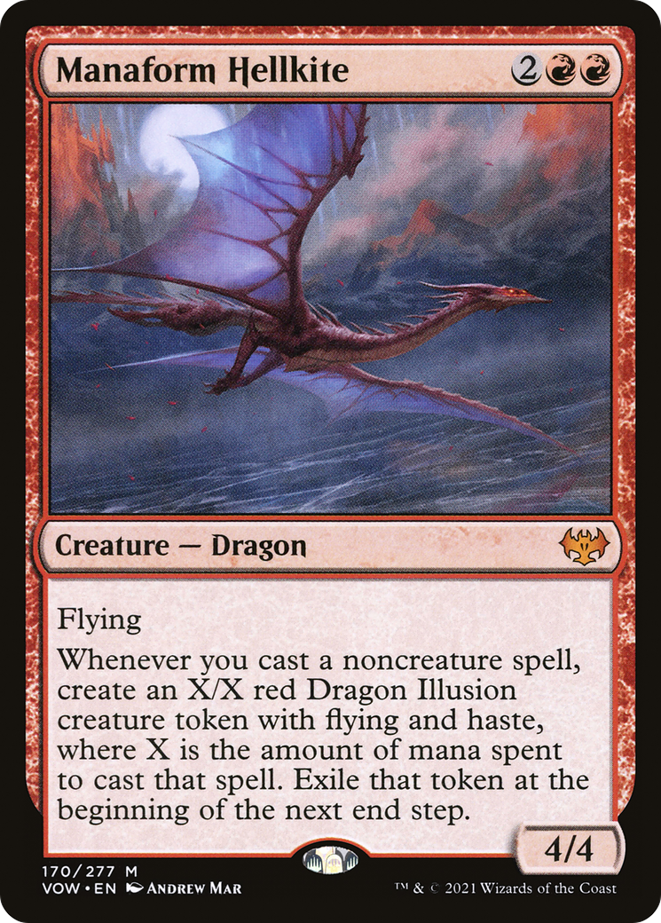 Manaform Hellkite (VOW-170) [Innistrad: Crimson Vow] MTG Single Wizards of the Coast