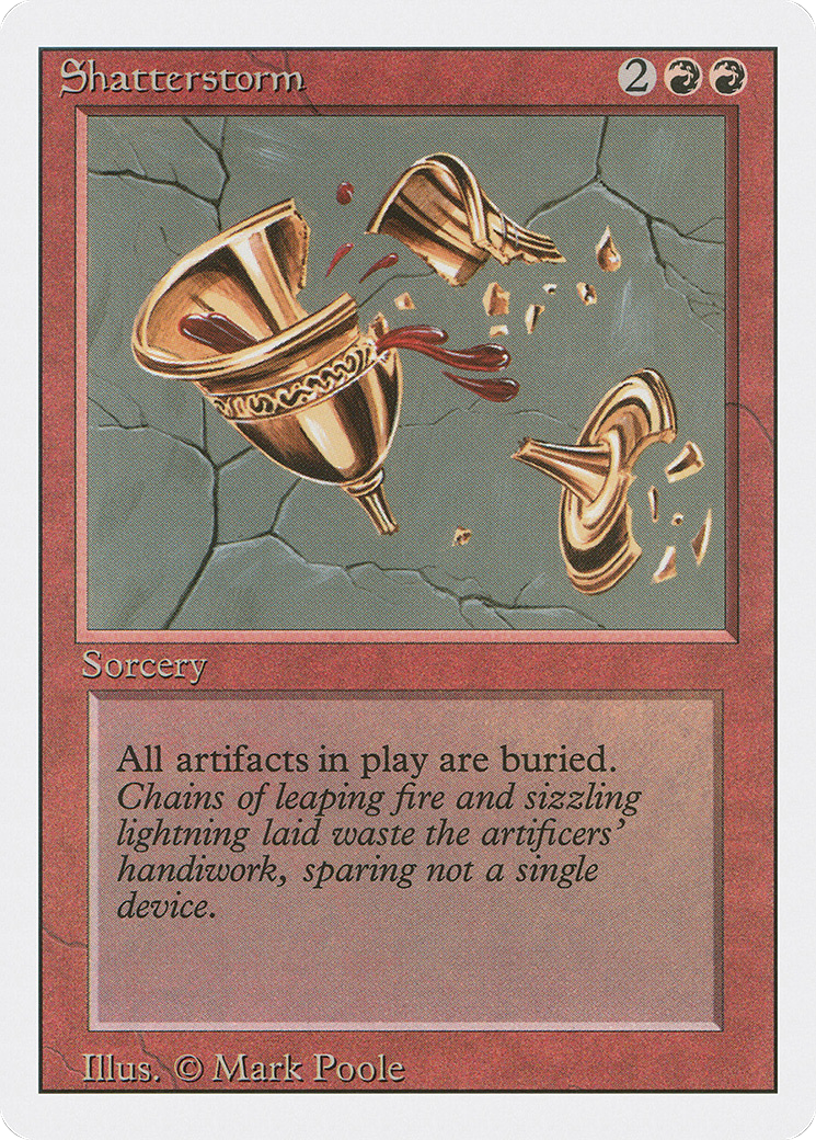 Shatterstorm (3ED-176) [Revised Edition] MTG Single Wizards of the Coast