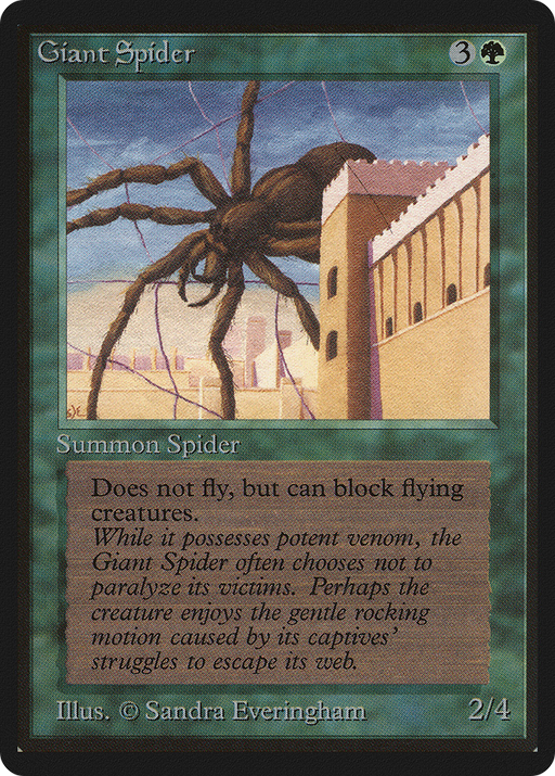 Giant Spider (LEB-199) [Oldschool] Limited Edition Beta MTG Single Wizards of the Coast