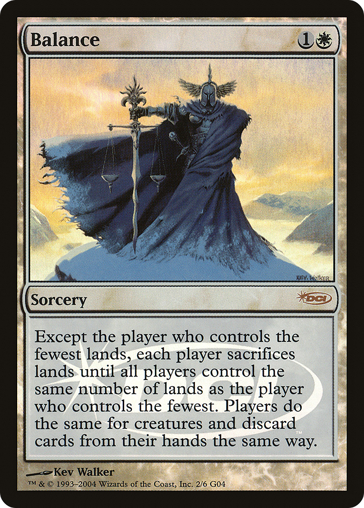 Balance (JDG-002) [Misc] Judge Gift Cards 2004 Foil MTG Single Wizards of the Coast