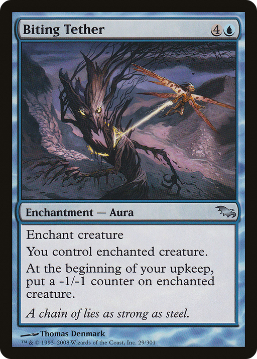 Biting Tether (SHM-029) [Shadowmoor] MTG Single Wizards of the Coast