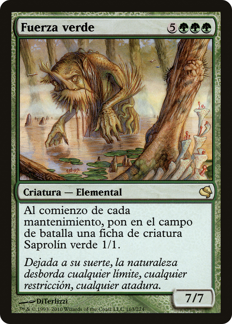 Verdant Force (Spanish) - "Fuerza verde" (PS11-163) [Misc] Salvat 2011 MTG Single Wizards of the Coast