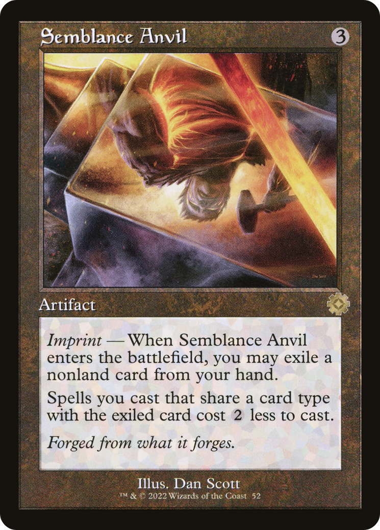 Semblance Anvil (BRR-052) [The Brothers' War Retro Artifacts] MTG Single Wizards of the Coast