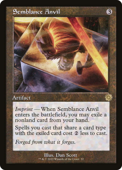 Semblance Anvil (BRR-052) [The Brothers' War Retro Artifacts] MTG Single Wizards of the Coast