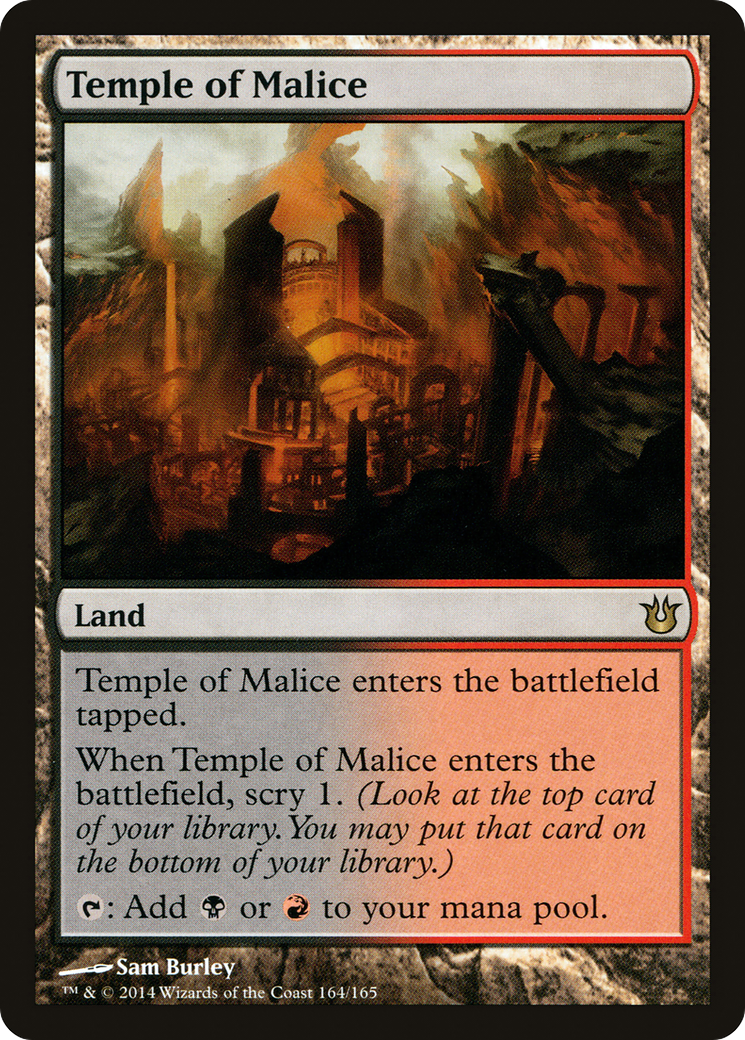 Temple of Malice (BNG-164) [Born of the Gods] Foil MTG Single Wizards of the Coast