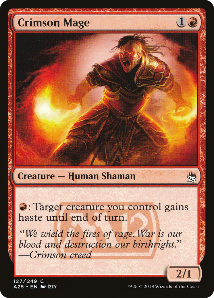 Crimson Mage (A25-127) [Masters 25] MTG Single Wizards of the Coast