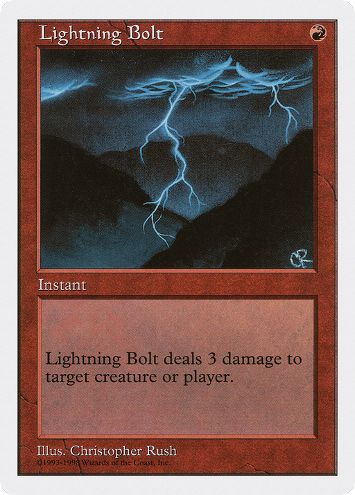 Lightning Bolt (ATH-034) [Anthologies] MTG Single Wizards of the Coast