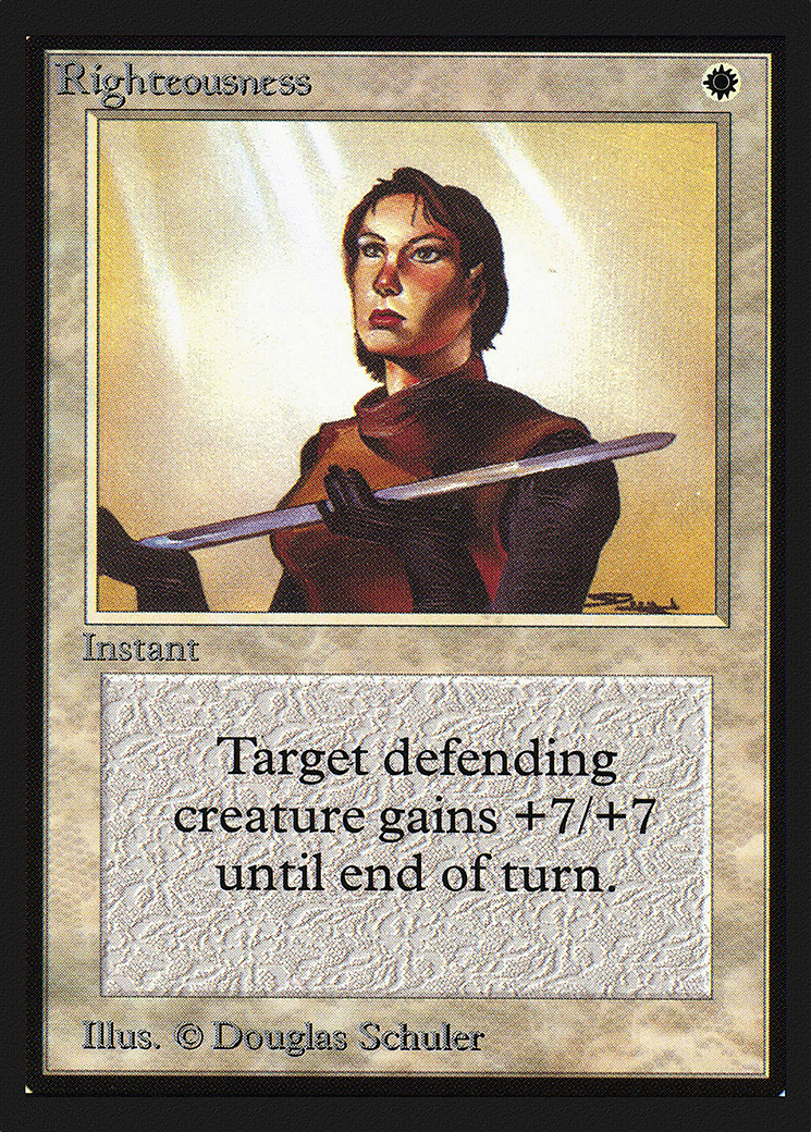 Righteousness (IE) (IED-) [Intl. Collectors' Edition] MTG Single Wizards of the Coast
