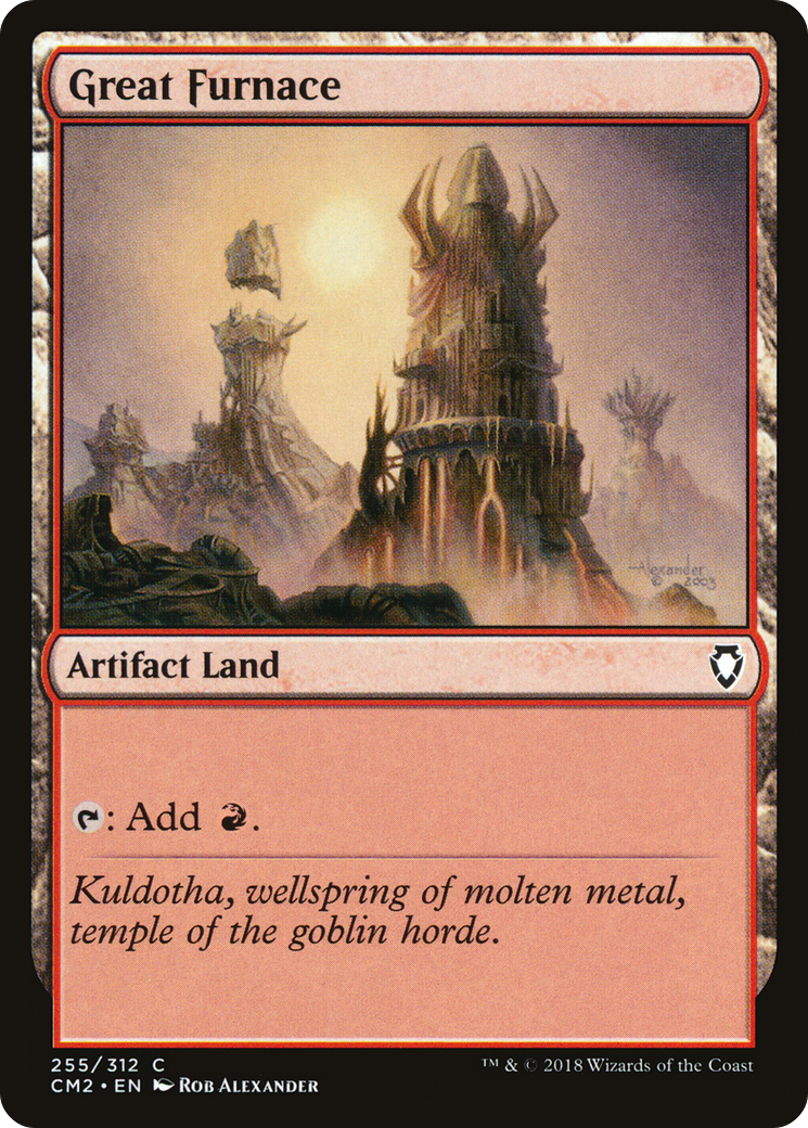 Great Furnace (CM2-255) [Commander Anthology Volume II] MTG Single Wizards of the Coast