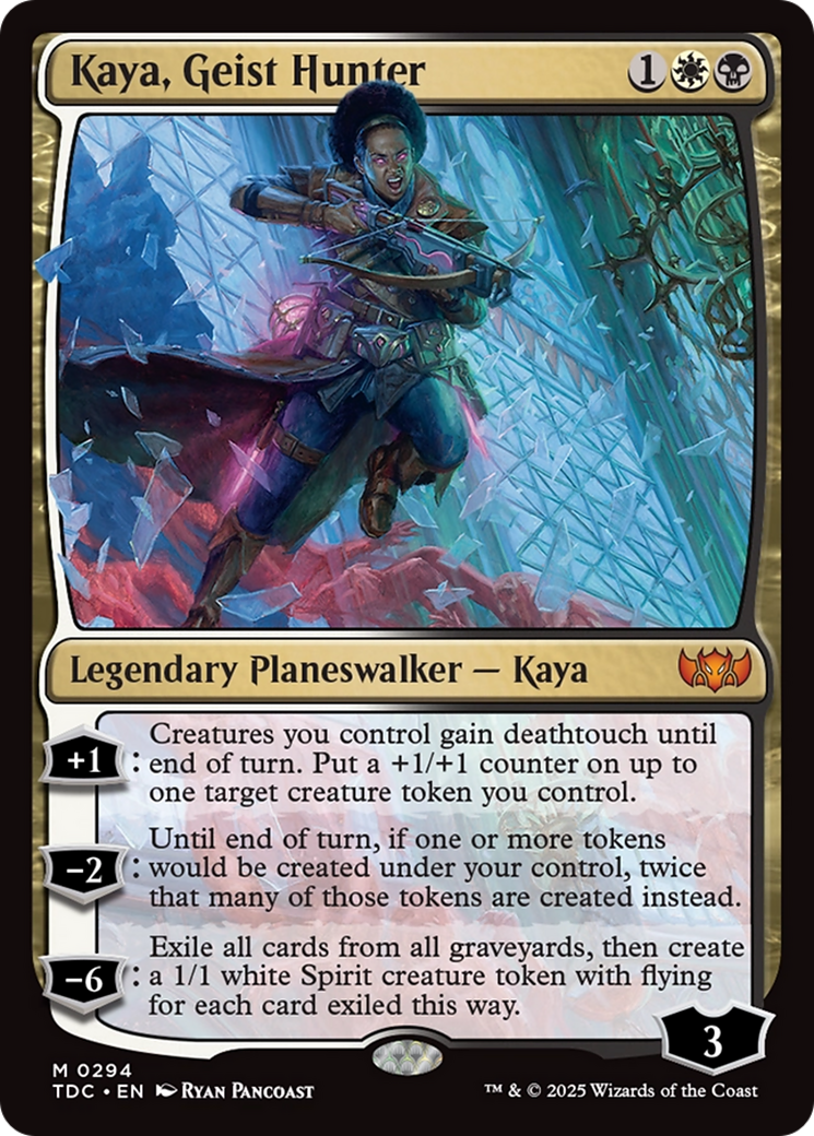 Kaya, Geist Hunter (TDC-294) [Commander: Tarkir: Dragonstorm] MTG Single Wizards of the Coast