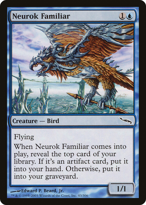 Neurok Familiar (MRD-043) [Mirrodin] MTG Single Wizards of the Coast