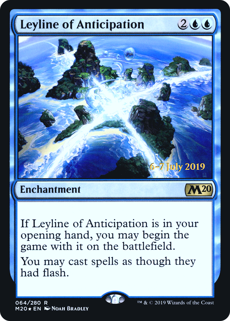Leyline of Anticipation (PRE-064) [Core Set 2020 Promos] Foil MTG Single Wizards of the Coast