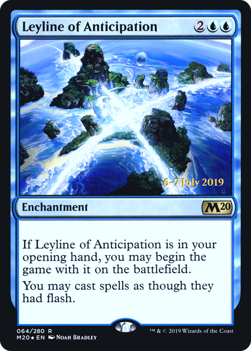 Leyline of Anticipation (PRE-064) [Core Set 2020 Promos] Foil MTG Single Wizards of the Coast