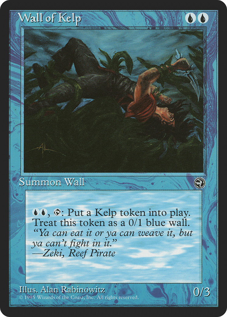 Wall of Kelp (HML-040) [Homelands] MTG Single Wizards of the Coast
