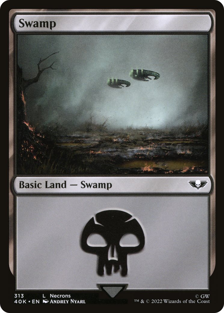 Swamp (40K-313) [Warhammer 40,000 Commander] MTG Single Wizards of the Coast