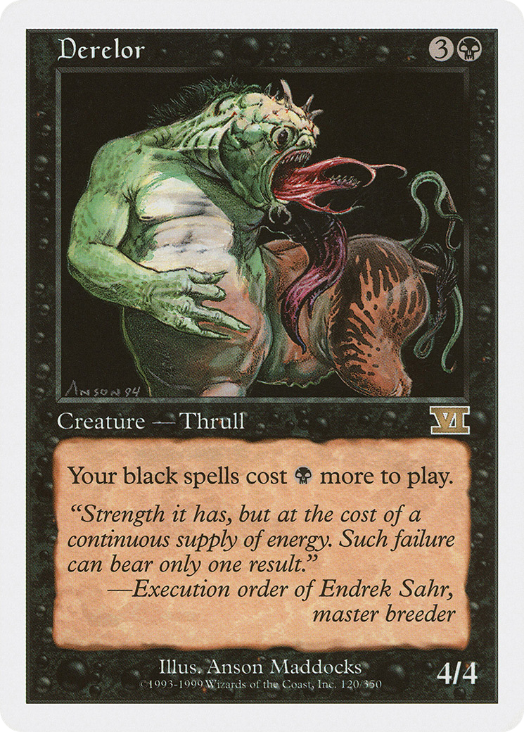Derelor (6ED-120) [Classic Sixth Edition] MTG Single Wizards of the Coast